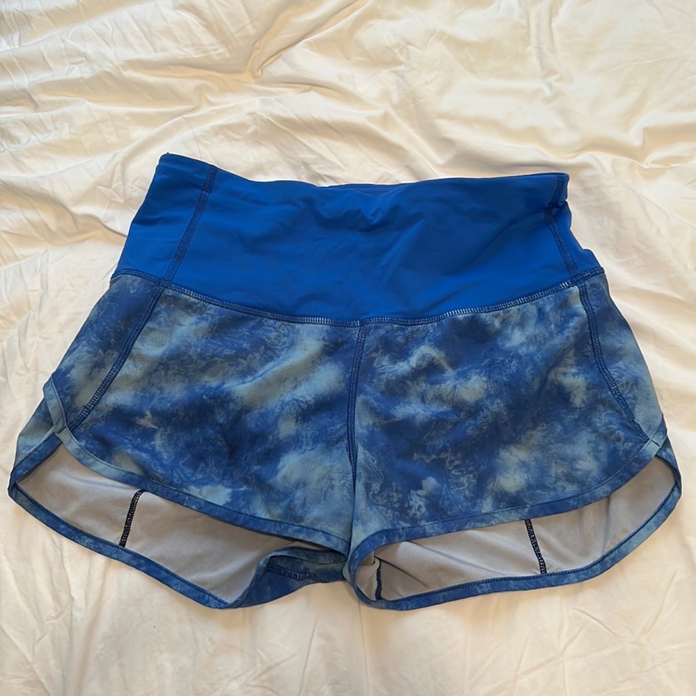 Lululemon speed up high rise shorts